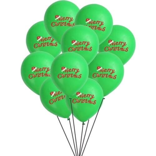 Chicinlife 10pcs elk Christmas tree Latex Balloons Merry Christmas Balloon Xmas Party Decoration New Year Party Decor