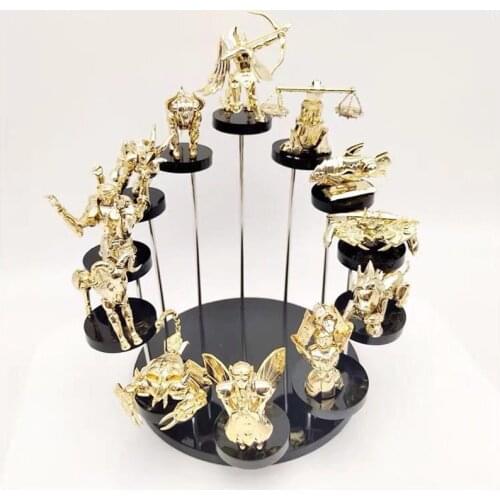 Saint Seiya Action Figure Newest Saint Cloth Myth 12 PCS Constellation Statue 12 Constellation Anime Alloy Model Toy Gift