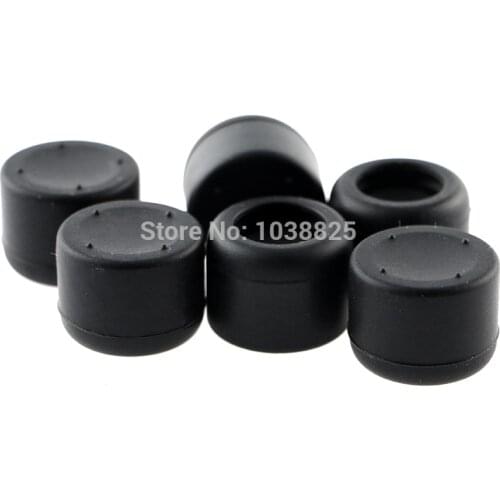 100pcs/lot Black 4 dots Increase height thumbsticks grips cap cover for playstation 4 PS4 controller