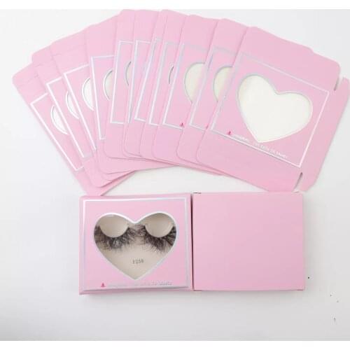 TDANCE Wholesale Lashes Box Case 20/30/50/200PCS Empty Eyelash Packaging Makeup Rectangle Custom Mink Lash Paper Boxes Package