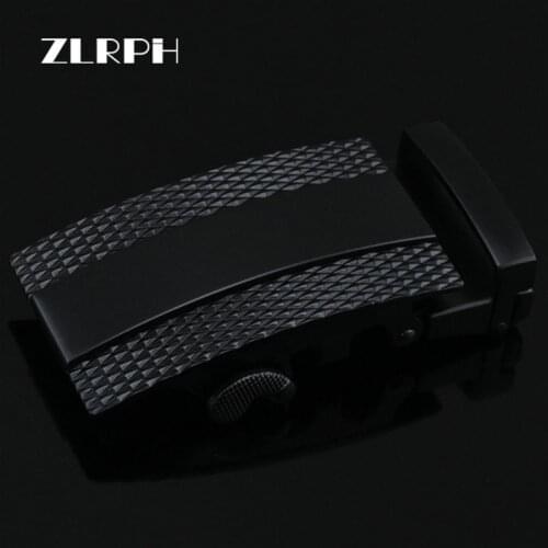 ZLRPH Fashion Designer Belts High quality alloy buckle for Not belt body Sliding Buckle Ratchet Luxury Men Automatic buckle