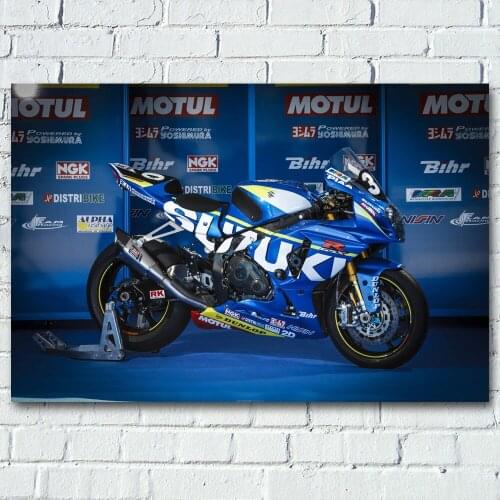 Motorcycles Suzuki GSX-R1000 Endurance Racing Sport Wall Art Posters Canvas Prints silk paintings For Living Room Decor