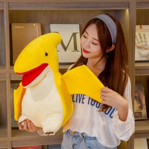 Hot Nice 38/48cm Plush Soft Pterosaur Toys Cartoon Dinosaur Doll Stuffed Toy Kids Dinosaurs Birthday Gifts for Girls Baby Child