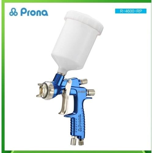 Prona R-4600 MP HVLP, Manual Spray Gun With 600cc Plastic Cup, Free Shipping, Car Repair Painting , R4600, Gravity Feed Type
