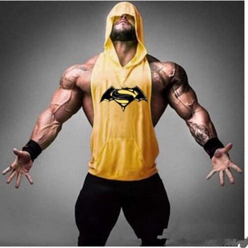 Seven Joe Bodybuilding Stringer Hoodies Hooded Fitness Brand Tank Top Men Clothing