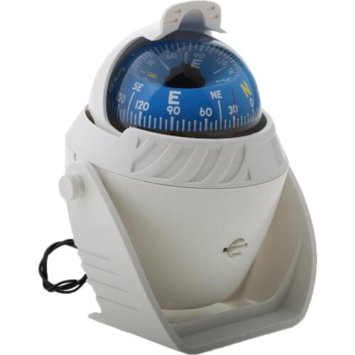 LED Light Sea Marine Boat Digital Navigation 360°Ball Compass Camping Travel Car Accessories