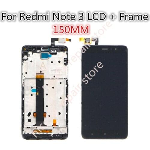 150mm Orginal Display For Xiaomi Redmi Note 3 LCD Display Touch Screen Digitizer For Xiaomi Redmi Note 3 Display Screen