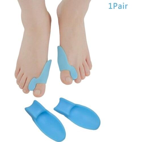 1 Pair Bone Thumb Orthotics Silicone Gel Hallux Valgus Corrector Big Toes Separators Foot Care Pedicure Device Bunion Adjuster