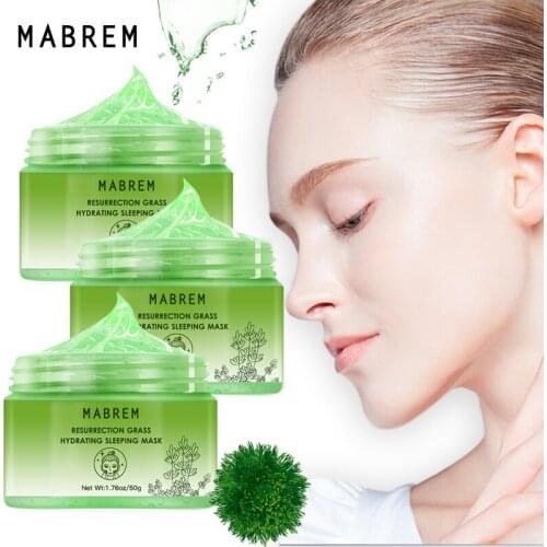 2PCS Plant Hydrating Face Mask Anti-Aging Moisturizing Whitening Skin Care Revitalizing Cream Sleeping Facial Treatment Mask