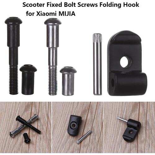 2021 NEW Metal Folding Hardened Steel Locking Pothook/Bolt Fixed Bolt Screws Hinge Bolt Repair Parts For MI MIJIA M365 Scooter