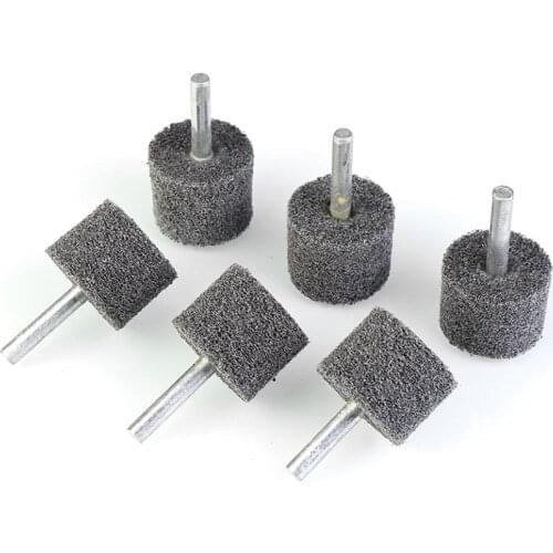 5pcs imported iron instrument grinding and polishing 20/25/30/35/40/50/60mm nylon wheel fiber wheel suitable for dremel tools