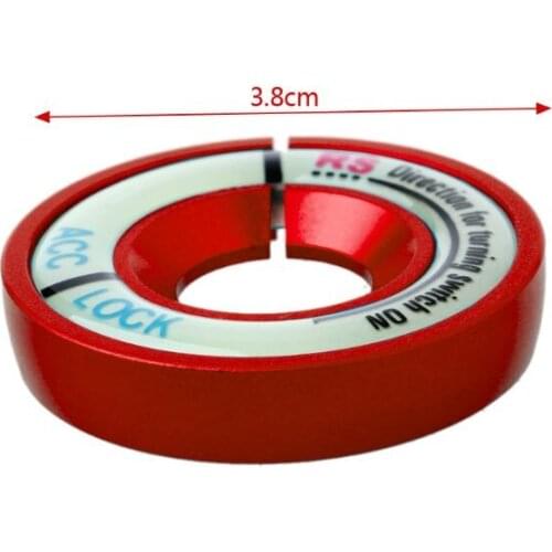 Car Luminous Ignition Key Hole Ring Switch Decor Sticker