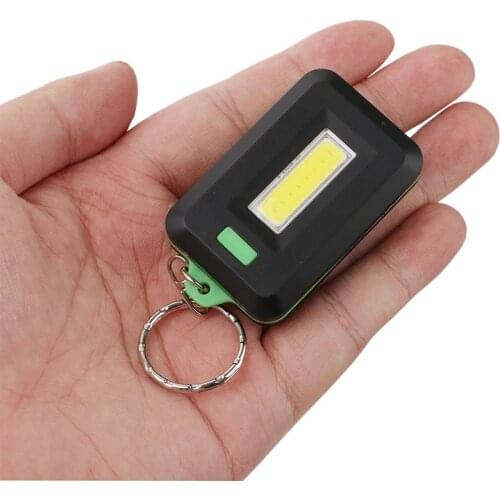 KvJJL 1 PC LED Flashlight Light Keychain Mini Lamp Key Chain Ring Torch Keyring Find Lost Bag Decor Toy Gift Random Color