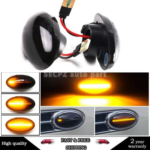 For BMW for MINI Cooper R50 R52 R53 2002-2008 Dynamic LED Side Marker Light Flowing Side Repeater Lamp Error Free Panel Lamp