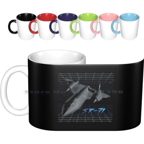 Lockheed Sr-71 " Blackbird " Ceramic Mugs Coffee Cups Milk Tea Mug Airforce War Plane Spyplane Air Force Plane Military Sr 71