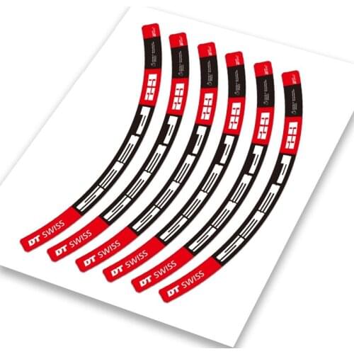 Two Wheel Sticker Set for DT 533D MTB Bicycle Rim Mountain Bike Sticker Cycling Decals 26 27.5 29inch rim