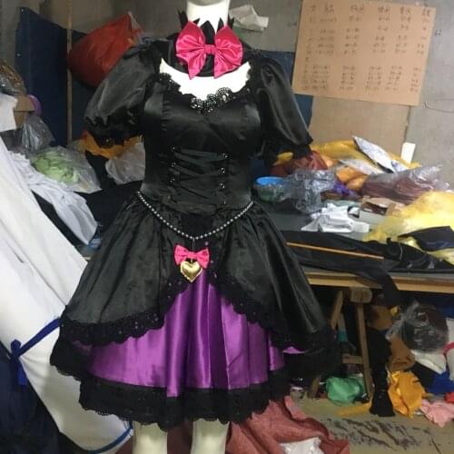 Game OW Cosplay Costume Song Hanna DVA Cosplay Costumes Black Cat Costumes Lolita Dress for Girl Women Halloween Carnival Party