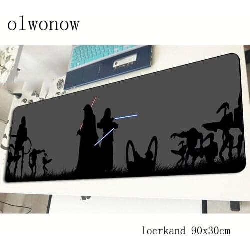 Star wars pad mouse Birthday computador gamer mouse pad 90x30cm padmouse present mousepad ergonomic gadget office desk mats