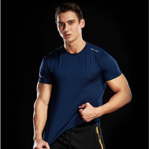 Summer T Couple Jacket Women Men‘s Dry Quick Short Sleeve Slim Sport T Outdoor Training Sportwear Pure Colour