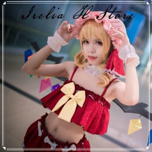 Touhou Project Flandre Scarlet Summer sexy swimsuit Cosplay Costume can custom made