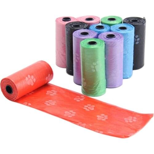 Hot Sale Degradable Pet Dog Waste Poop Bag With Printing Doggy Bag