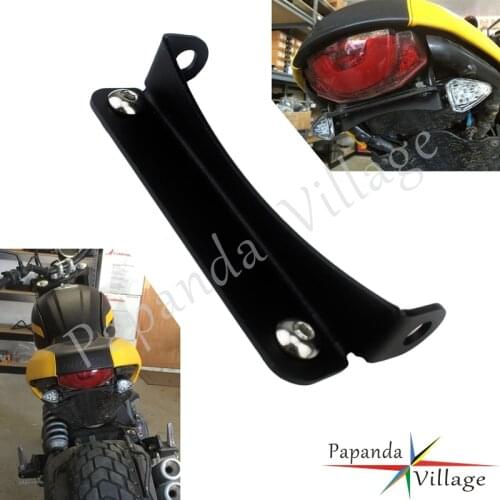 Motorcycle Steel Rear Indicator Turn Signal Light Relocation Bracket For Ducati Scrambler 400/800 Icon Full Throttle Classic 62