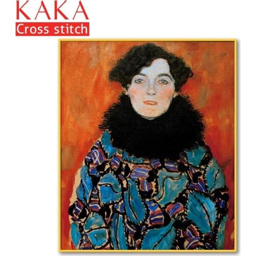 Cross stitch kits,Embroidery needlework sets with printed pattern,11CT-canvas for Home Decor Painting,Portrait Full NCKP079