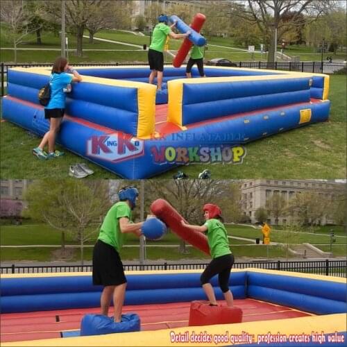 2 Person Inflatable Fighting Arena Gladiator Jousting Fields for Company Activities