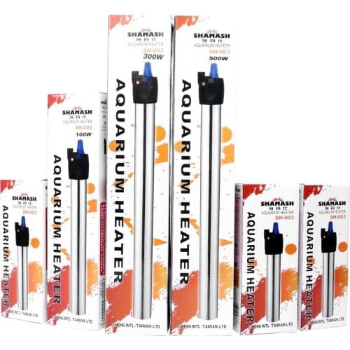 25W/75W/100W/300W/500W Aquarium Freshwater Heating Rod Fish Electric heating Bar Submersible 18-34 celsius TEM Adjust #SH003