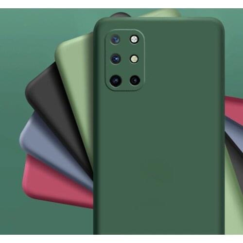 New Full Cover Liquid Silicone Phone Case For oneplus 8T Original Soft Camera Protective Back Cover Cases on One Plus 8T
