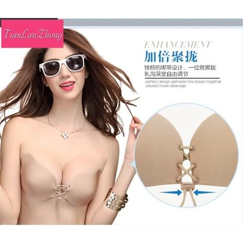 New ladies strapless seamless sexy invisible bra