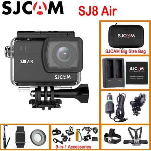 Original SJCAM SJ8 Air Touch screen 14MP Action Camera WiFi DV Camcorder Remote Control Waterproof Sports Camera Full Set Box