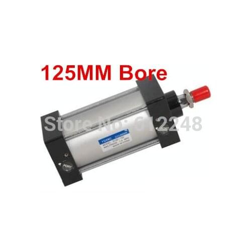 125mm Bore 350mm Stroke G1/2'' Port Size Single Rod SC Series Pneumatic Air Cylinder SC125*350 125X350