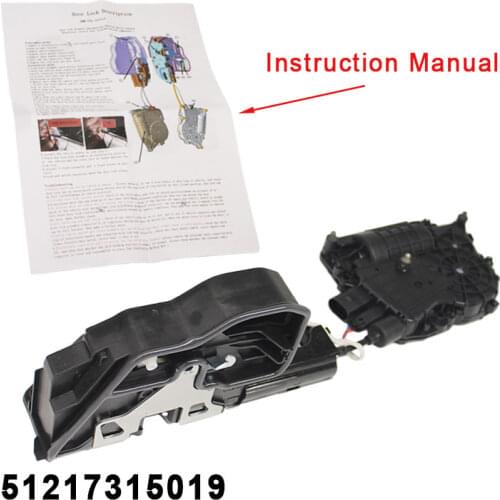 Close Door Lock Actuator Front Left 51217315019 For BMW E90 E60 E72 E70 E71 E46 325i 525i 740i X5 X6 For Bmw Series 5