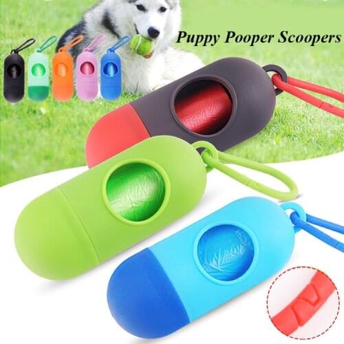 Pet Dog Garbage Holder Pets Safe Non-toxic Waste Poop Bag Dog Products Dispensador Cat Poop Pick Up Bag Pets Clean Accessories
