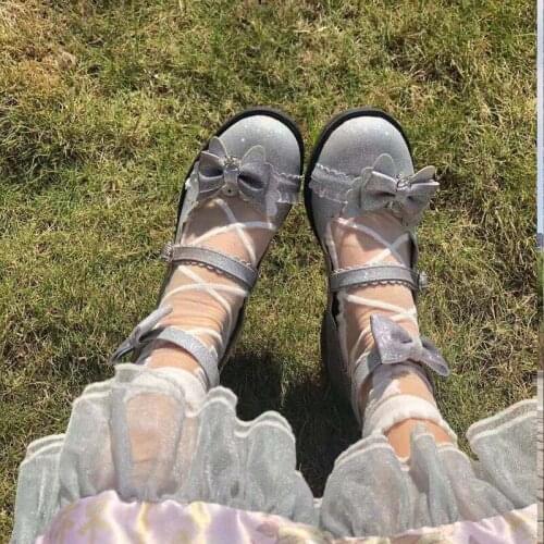 Japanese girl cute sweet college student jk uniform female lolita shoes vintage round head comfortable women shoes loli cosplay