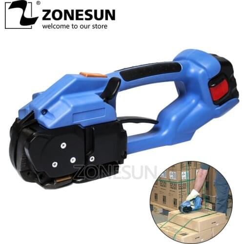 ZONESUN strapping machine ORT-200 Battery Powered electric pet strap packing Tool Electric Plastic Strapping Tool