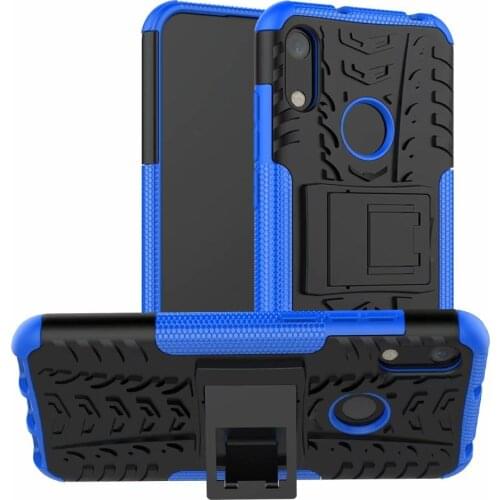 2021 Case on for Huawei Y6S Case Huawei Y6S Y 6S 2019 Shockproof Hard Silicone Armor Phone Cover Stand Holder