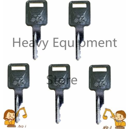 5 Pcs Ignition Key For Bobcat Skid Steer Loaders and Mini Excavators 6693241 D250 Free Shipping