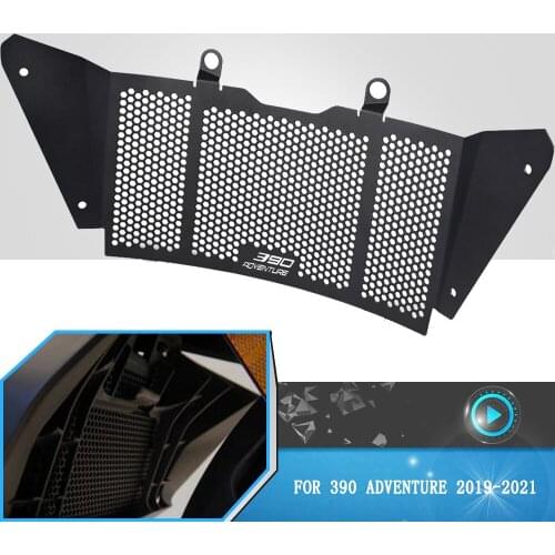 Motorcycle Accessories 390Adventure Radiator Guard Grille Covers Protector Aluminum Cover Black FOR 390 ADVENTURE 2019 2020 2021