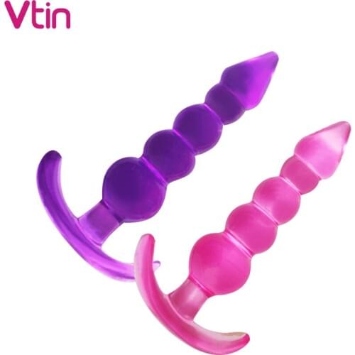 Anal Butt Plug G-spot Stimulation Prostate Massager Anal Beads Adult Sex Toys For Woman Men Gay Erotic Sex Products