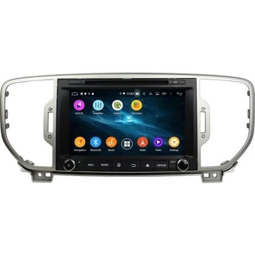 8" 6 Core PX6 Android 10.0 Car Multimedia Player For KIA Sportage 2016-2018 Car DVD Player Car Audio 1280*720 Radio DSP 4+64G