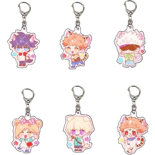 Jujutsu Kaisen Yuji Itadori Kugisaki Nobara Acrylic Keychain Key Rings Badge Gift