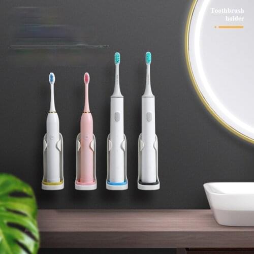 Electric toothbrush holder perforated free wall-mounted toothbrush holder household simple toothbrush base rack