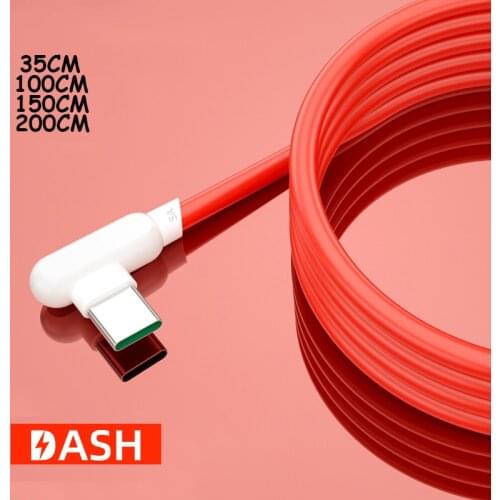 USB C Cable 90 Degree 5A Warp Fast Charging Type C Data Cord Elbow Game Line For One Plus 1+ Nord N10 N100 8 8T 7 7T 6 6T Pro 5
