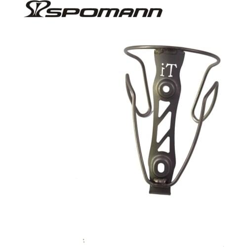 100% New Road bicycle matt nano coating titanium alloy drinking water bottle cages Downhill bike bottle holders cage Free ship