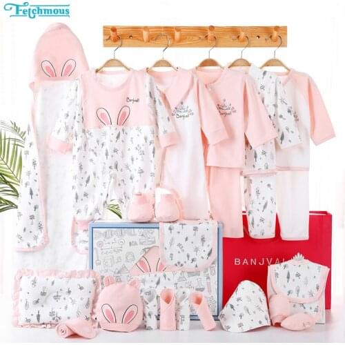 24PCS Unisex Baby Girl Clothes Newborn Gift Set Baby Boy Clothes Cotton Summer Baby Supplies Fall Winter Spring Clothing Sets