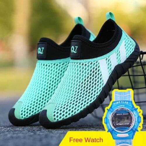 New Boys Shoes Girls Sneakers Kids Casual Shoes Toddlers Sport Shoes Air Mesh Net Breathable for Boy Girl Big Children