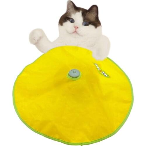 Motorized Wand Cat Toy Cat Toy Undercover Mouse Fabric Cats Meow Interactive Electronic Toy Creative Pet Puppy Toy Cat supplies