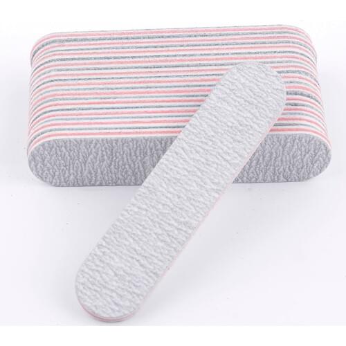 25pcs Nail Files Sanding Mini Small Gray Slim Buffer Manicure Polish Sanding Polishing lime a ongle Nail Art Tools 9*2cm